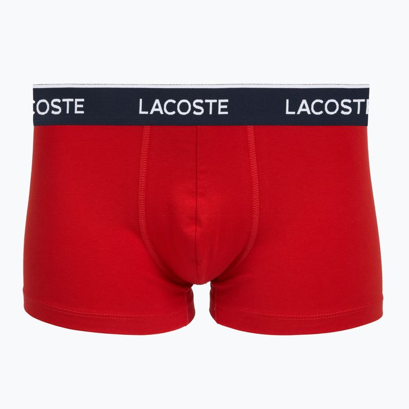 Bokserki męskie Lacoste 5H1300 3 pary navy blue/red/methylene 2