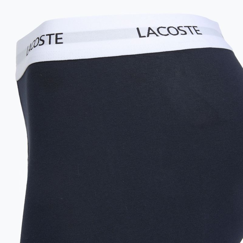 Bokserki męskie Lacoste 5H5150 3 pary black/green/navy blue 6