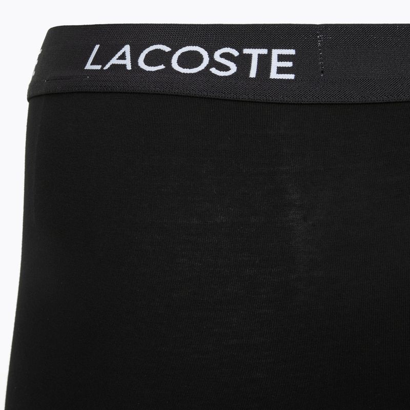 Bokserki męskie Lacoste 5H1292 5 par black 4
