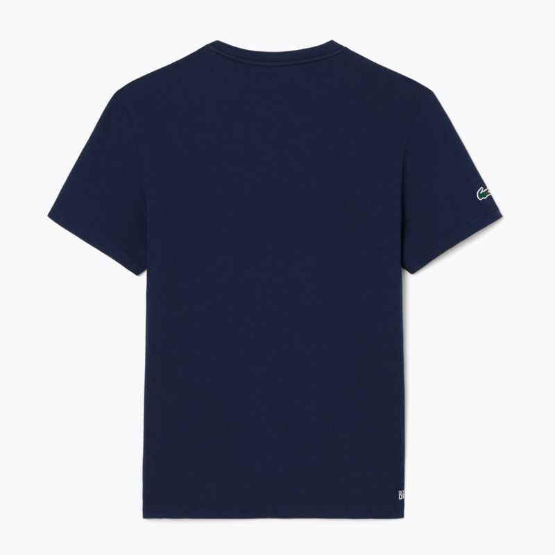 Koszulka męska Lacoste TH4769 navy blue 2