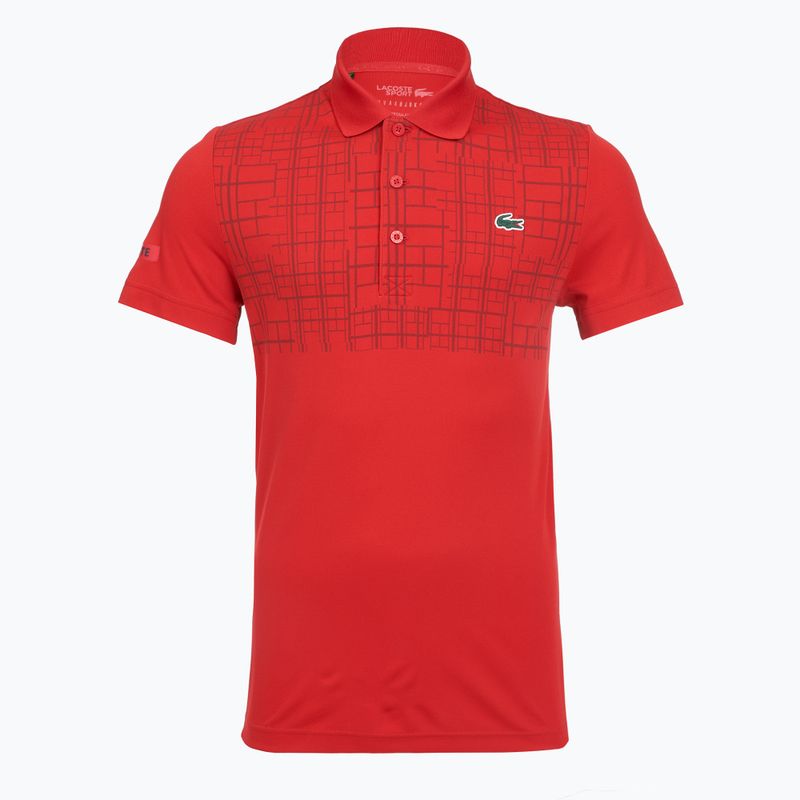 Koszulka polo męska Lacoste DH4777 red