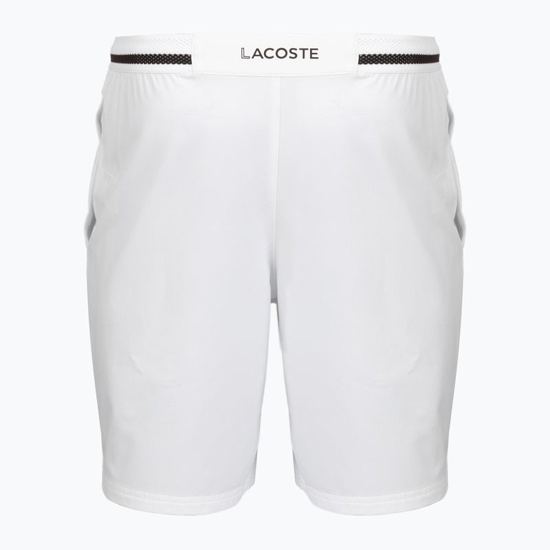 Spodenki tenisowe męskie Lacoste X Novak Djokovic GH7413 white/buffalo 2