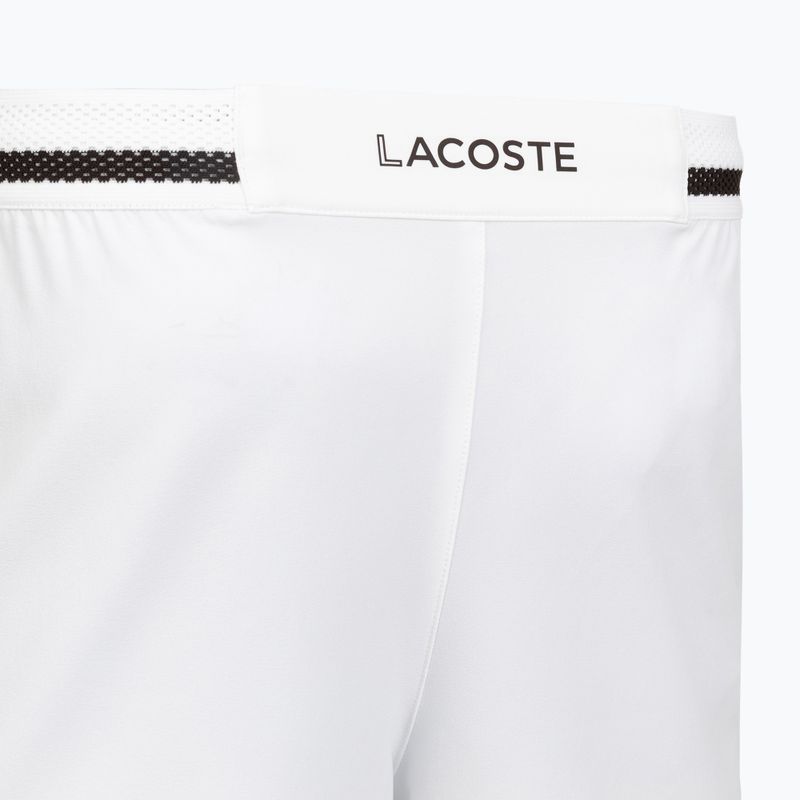 Spodenki tenisowe męskie Lacoste X Novak Djokovic GH7413 white/buffalo 4