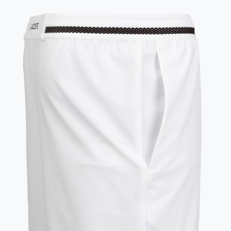 Spodenki tenisowe męskie Lacoste X Novak Djokovic GH7413 white/buffalo 5