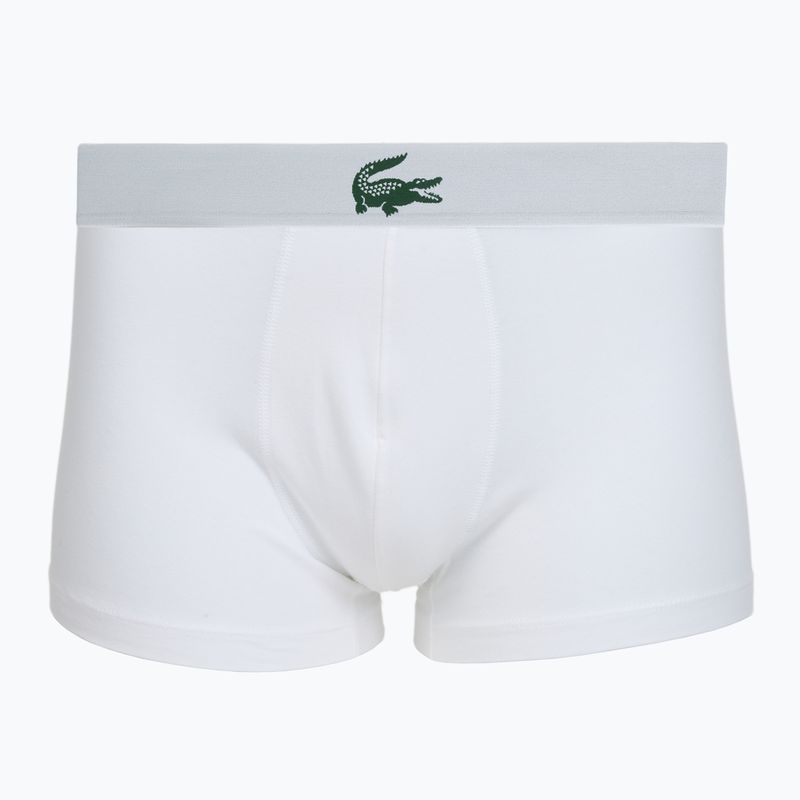 Bokserki męskie Lacoste 5H5441 3 pack white/green/black 2