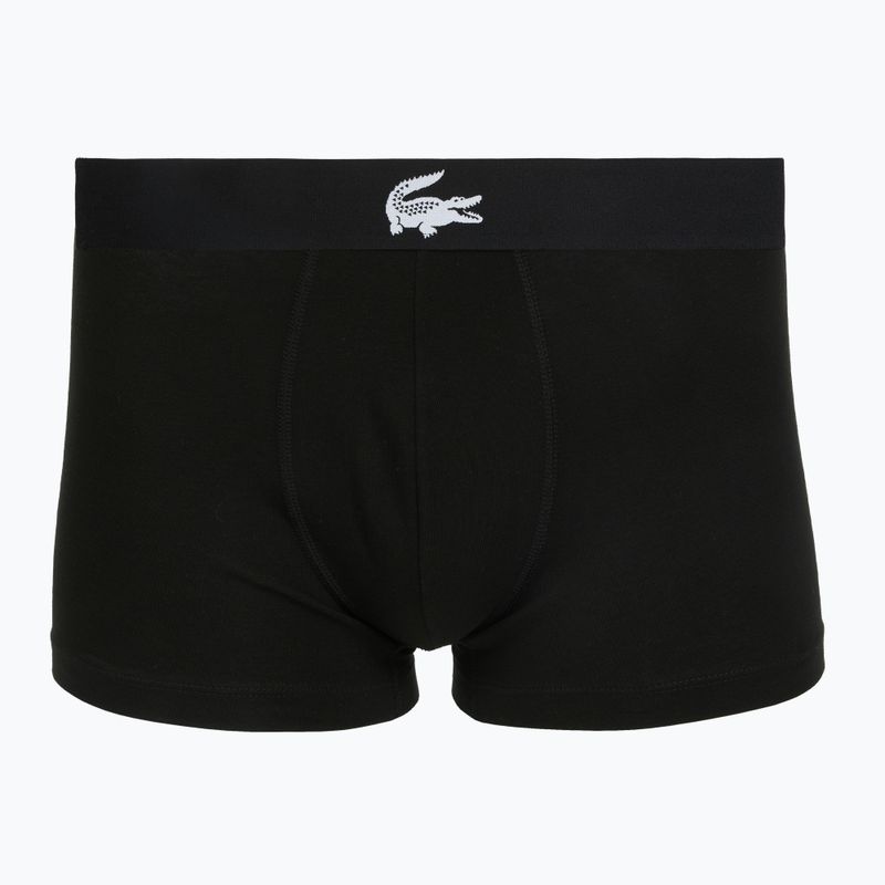 Bokserki męskie Lacoste 5H5441 3 pack white/green/black 4