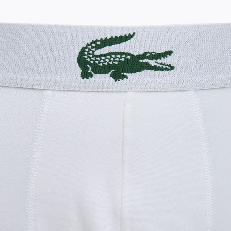 Bokserki męskie Lacoste 5H5441 3 pack white/green/black 6