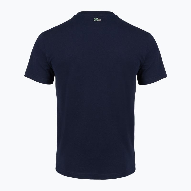 Koszulka męska Lacoste TH2630 navy blue 2