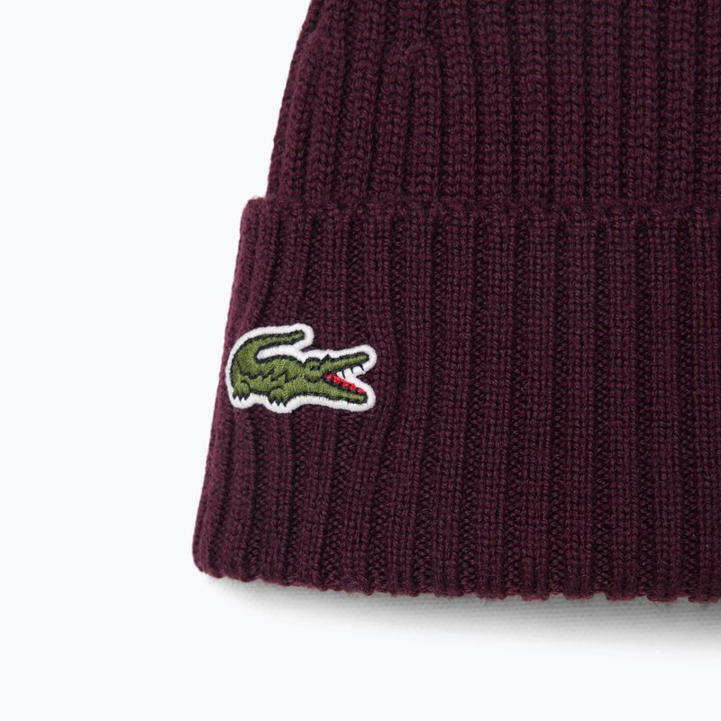 Czapka zimowa męska Lacoste RB0001 oxalis 2