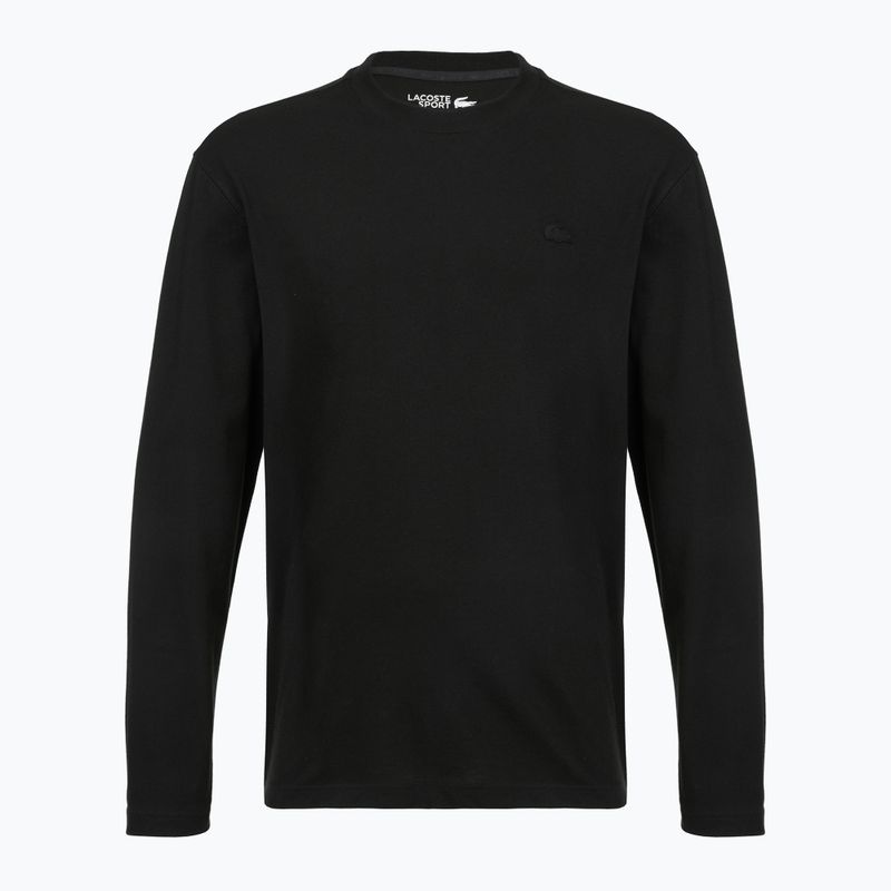 Longsleeve męski Lacoste TH7026 V-Neck black