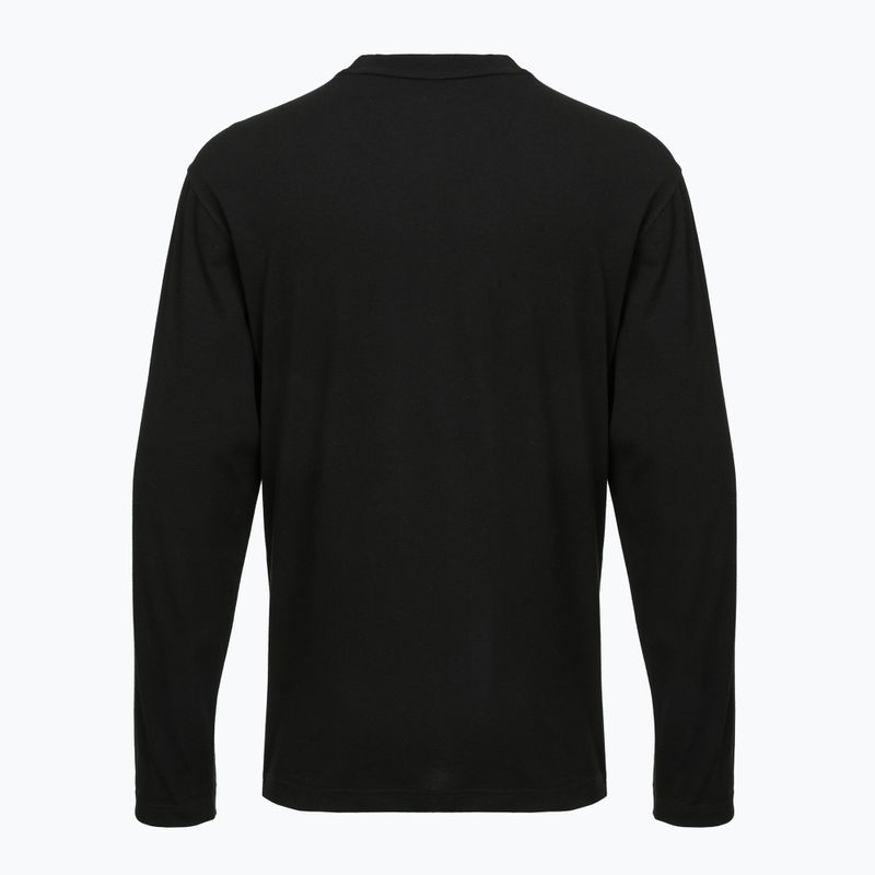 Longsleeve męski Lacoste TH7026 V-Neck black 2