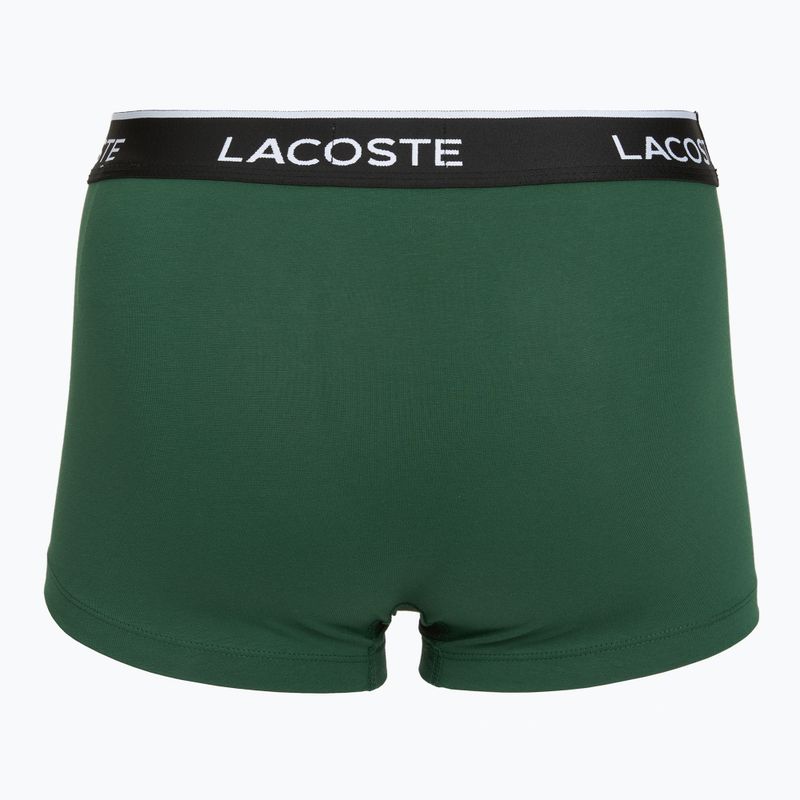 Bokserki męskie Lacoste 5H1300 3 pack black/green 4