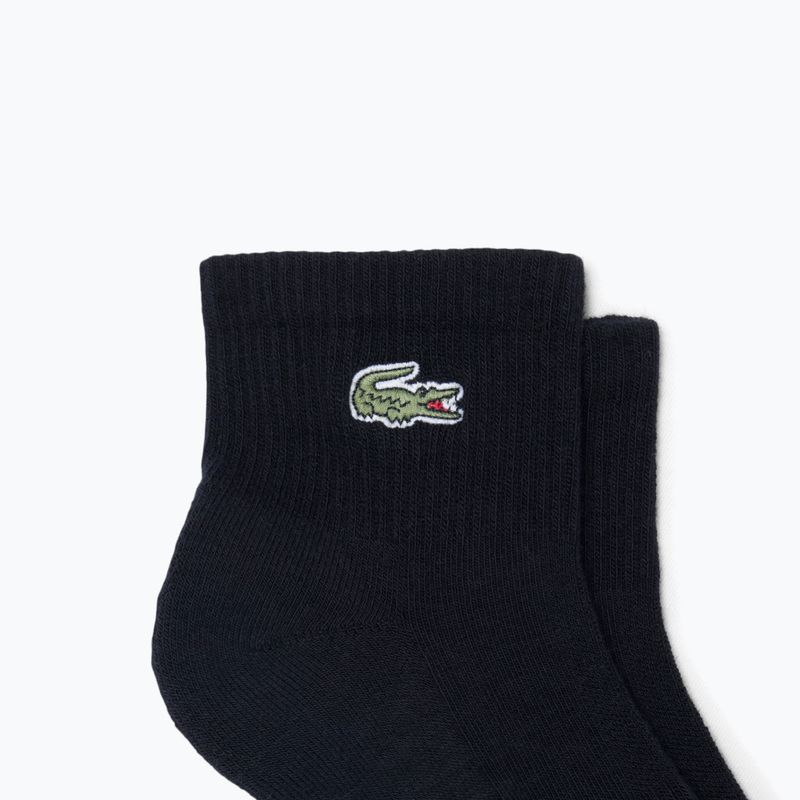 Skarpety Lacoste RA9182 Ankle 3-pak black 2