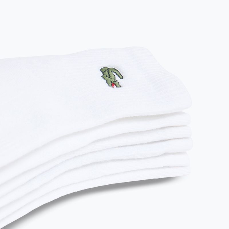 Skarpety Lacoste RA9182 Ankle 3-pak white 3
