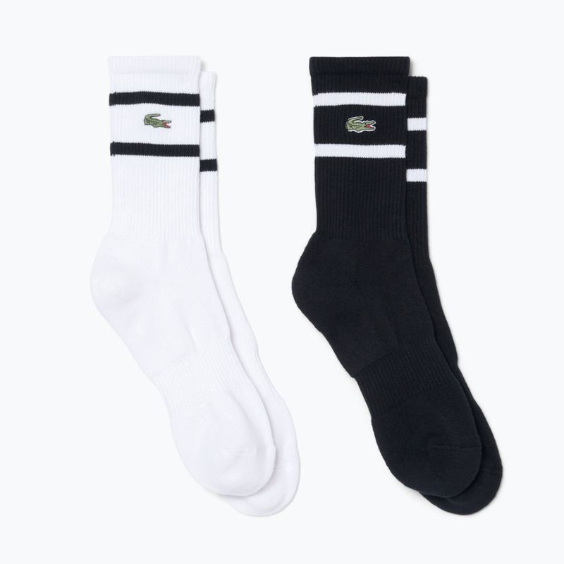 Skarpety Lacoste RA9189 Ankle 3-pak black/white