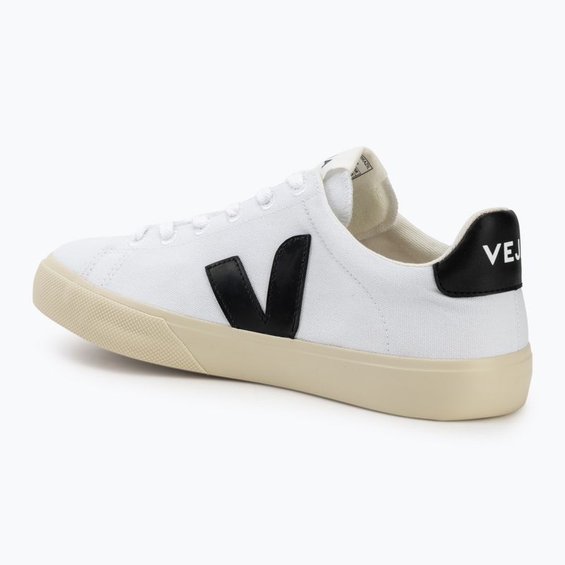 Buty męskie VEJA Campo Canvas white/black 3