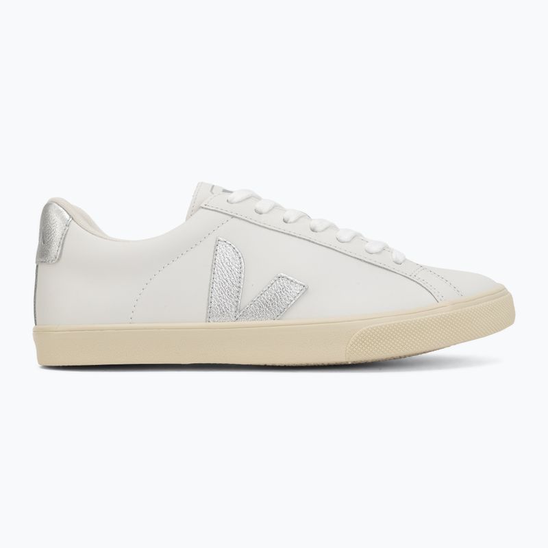 Buty damskie VEJA Esplar Logo Leather extra white/silver 2