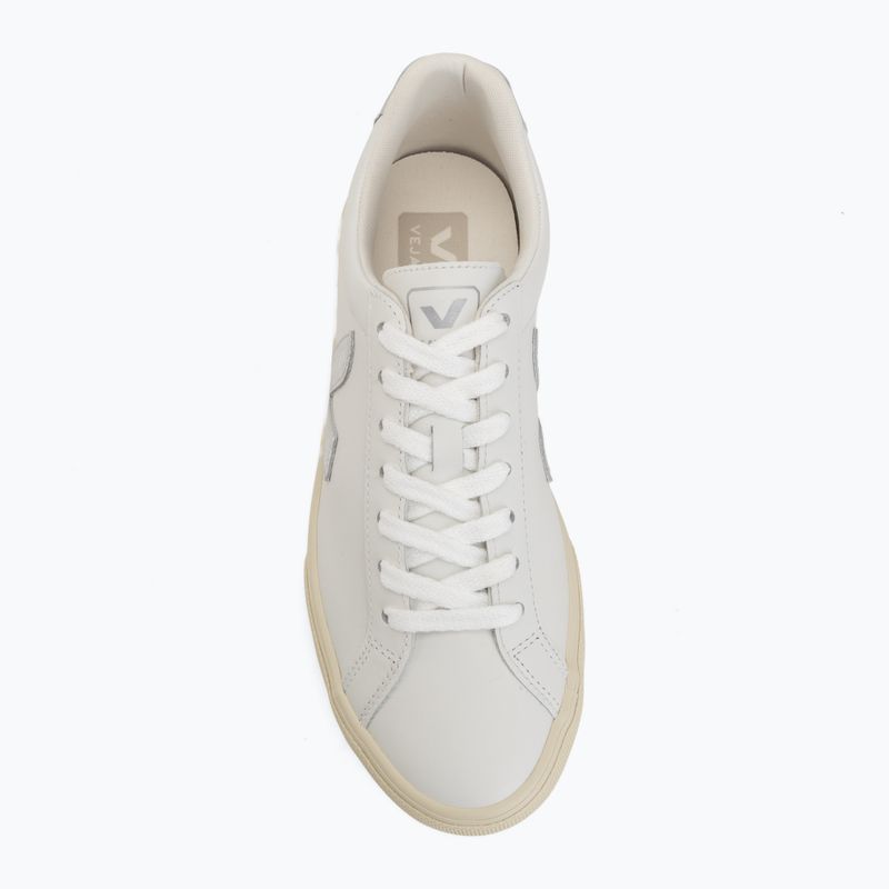 Buty damskie VEJA Esplar Logo Leather extra white/silver 5