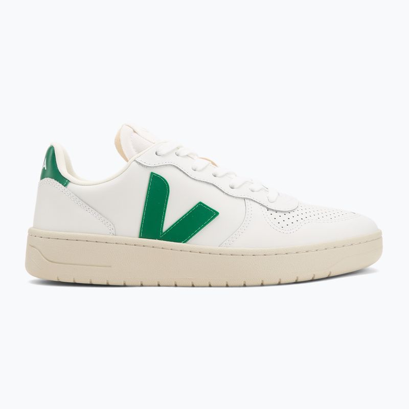 Buty męskie VEJA V-10 Prime white/emeraude 2