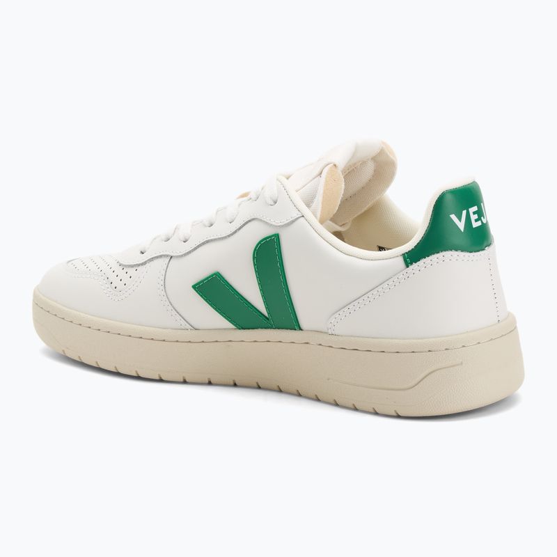 Buty męskie VEJA V-10 Prime white/emeraude 3
