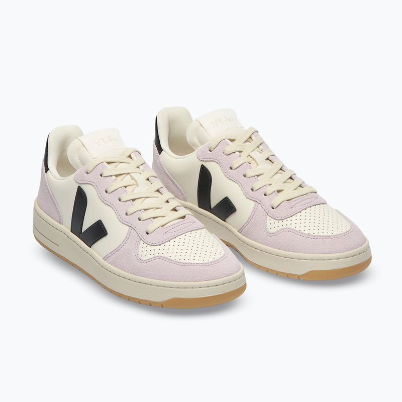 Buty damskie VEJA V-10 Prime Leather pure/black/parme