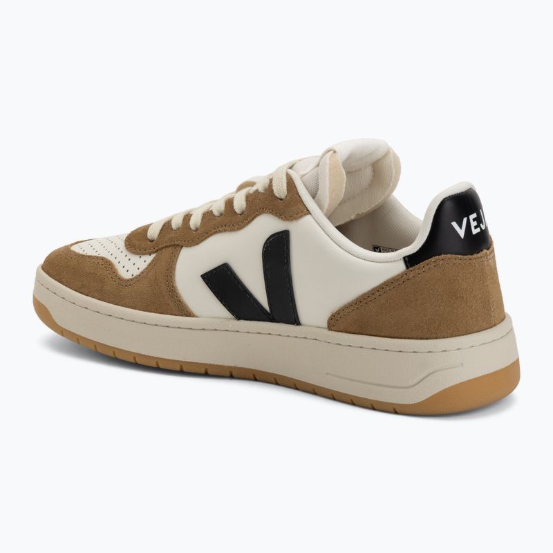 Buty męskie VEJA V-10 Prime Leather pure/black/tent 3