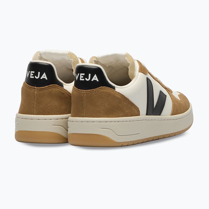 Buty męskie VEJA V-10 Prime Leather pure/black/tent 3