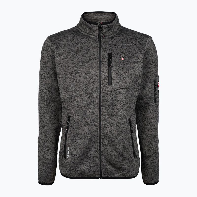 Bluza polarowa męska Aulp Navoy Melanged Knit anthracite 1 3