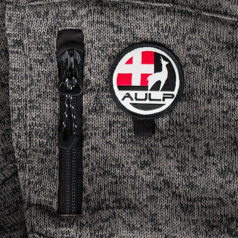 Bluza polarowa męska Aulp Navoy Melanged Knit anthracite 1 7