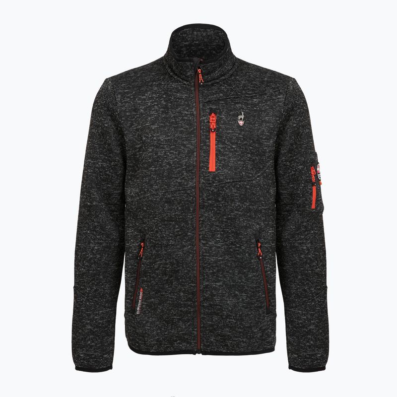 Bluza polarowa męska Aulp Navoy Melanged Knit black 1