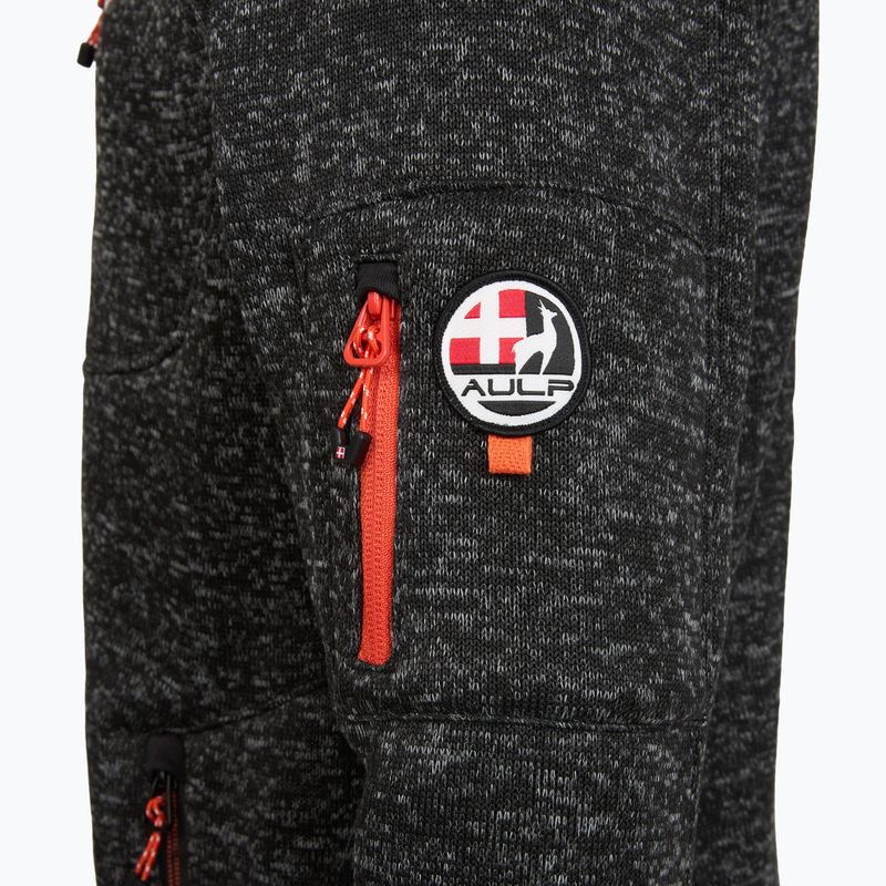 Bluza polarowa męska Aulp Navoy Melanged Knit black 1 3