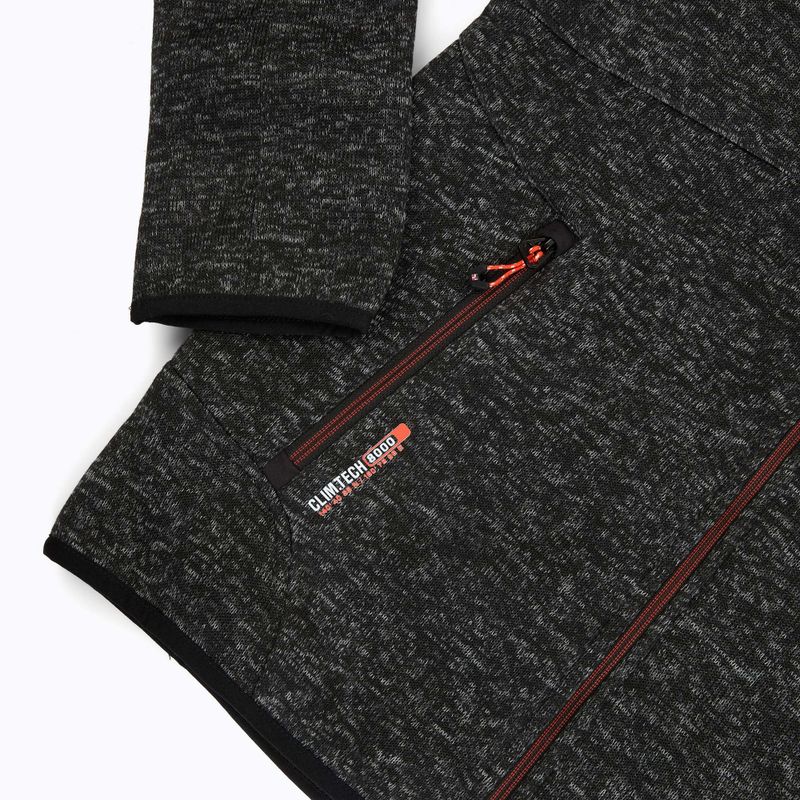 Bluza polarowa męska Aulp Navoy Melanged Knit black 1 5