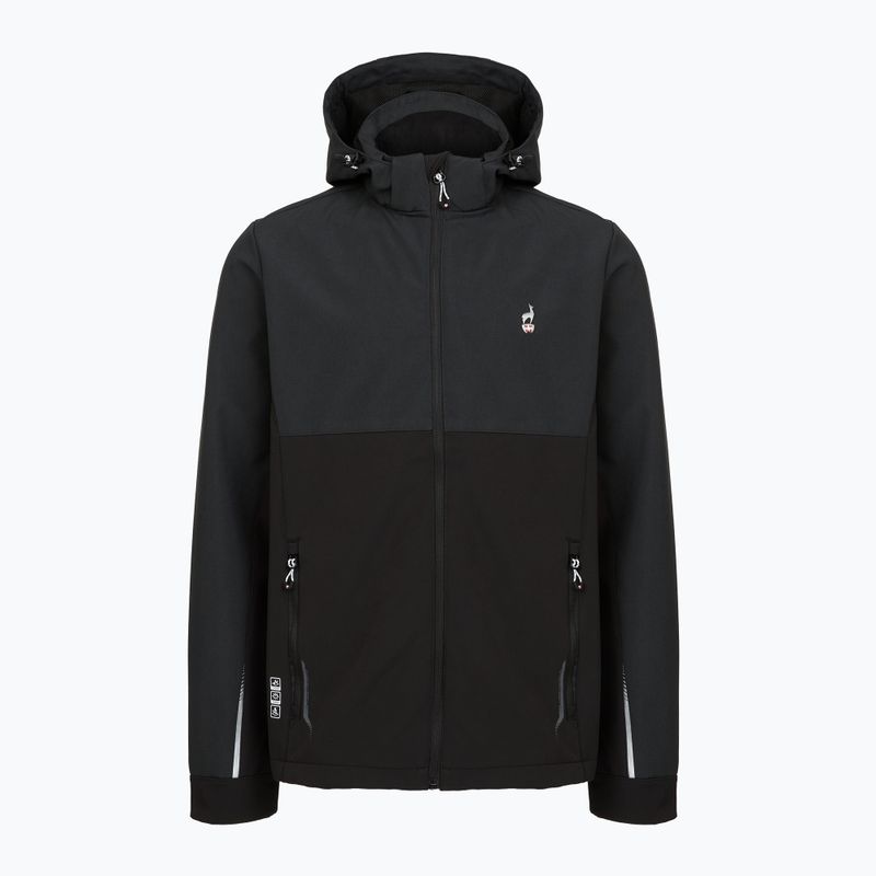 Kurtka softshell męska Aulp Tiago Softshell anthracite melange 1