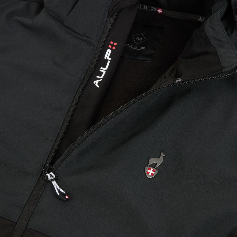 Kurtka softshell męska Aulp Tiago Softshell anthracite melange 1 3