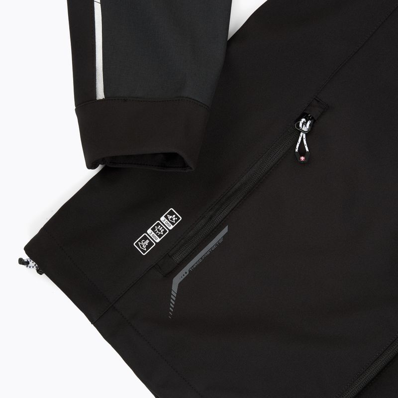 Kurtka softshell męska Aulp Tiago Softshell anthracite melange 1 4