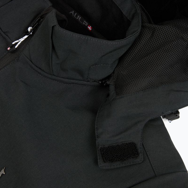 Kurtka softshell męska Aulp Tiago Softshell anthracite melange 1 5