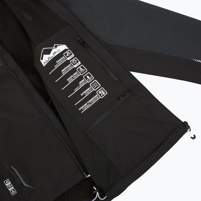 Kurtka softshell męska Aulp Tiago Softshell anthracite melange 1 6