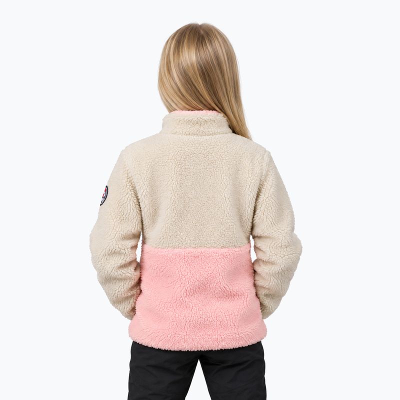 Bluza polarowa dziecięca Aulp Tiger Sherpa light coral 1 2