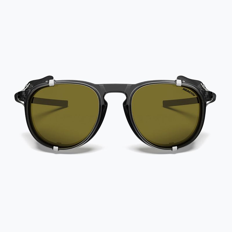 Okulary przeciwsłoneczne Julbo Millenium Reactiv Polarized shiny translucent black/black/white 4