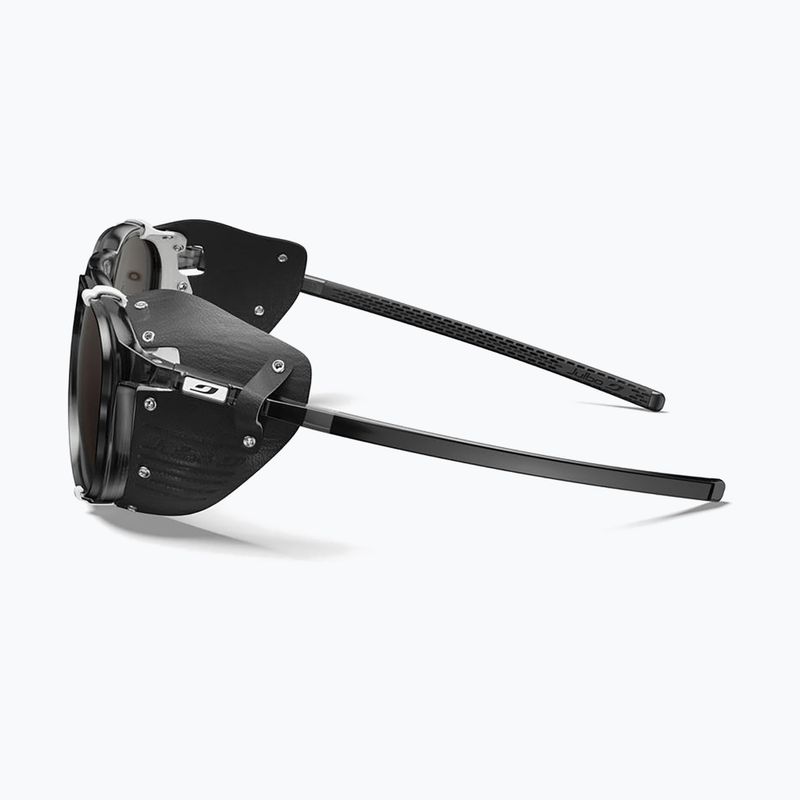 Okulary przeciwsłoneczne Julbo Millenium Reactiv Polarized shiny translucent black/black/white 5