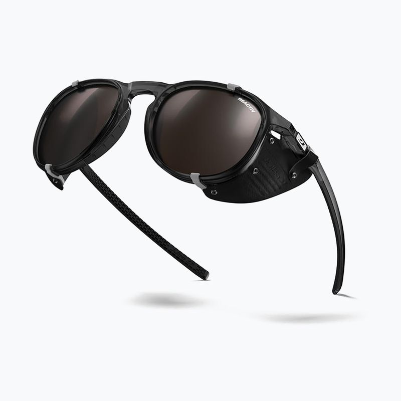 Okulary przeciwsłoneczne Julbo Millenium Reactiv Polarized shiny translucent black/black/white 6