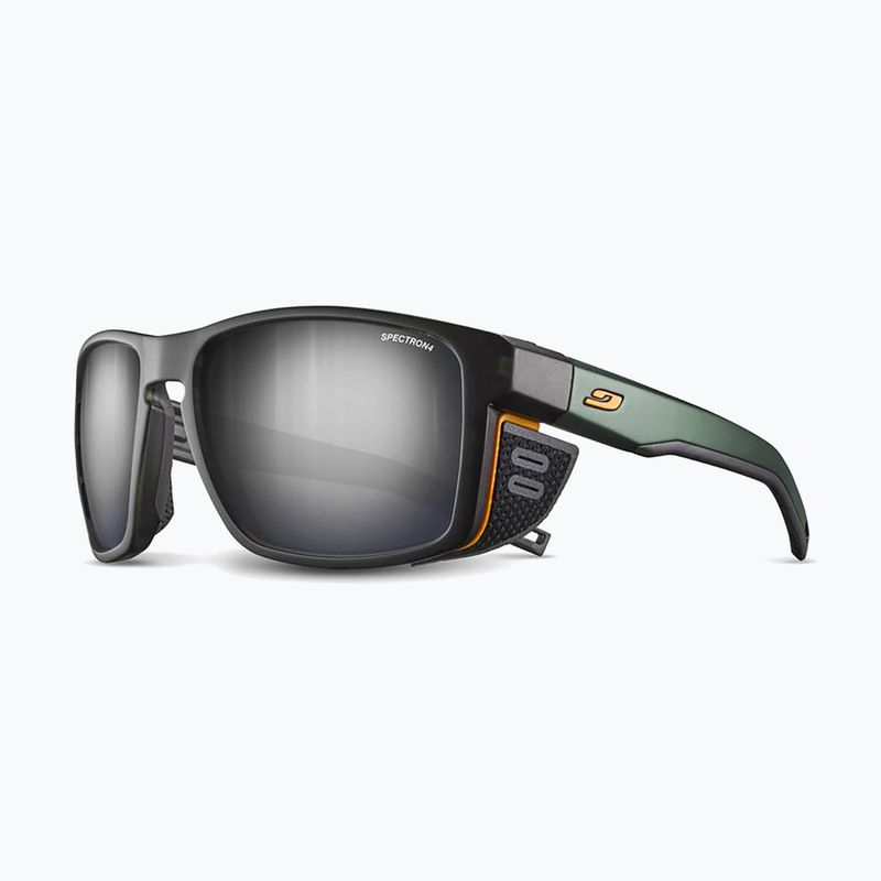 Okulary przeciwsłoneczne Julbo Shield Spectron matt translu dark green/orange