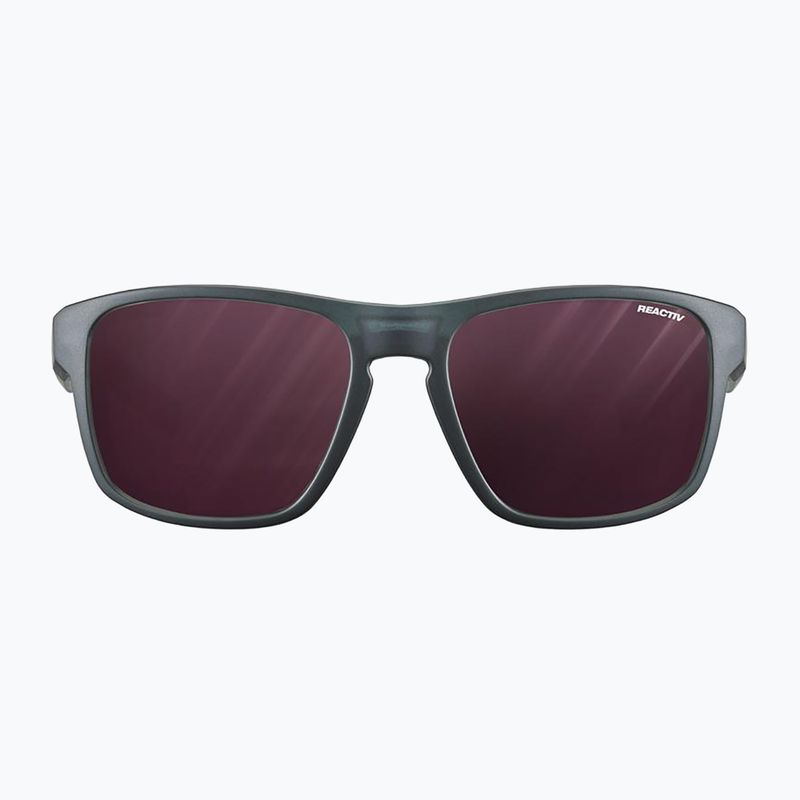 Okulary przeciwsłoneczne Julbo Shield Reactiv High Contrast translucent black/blue/white 2