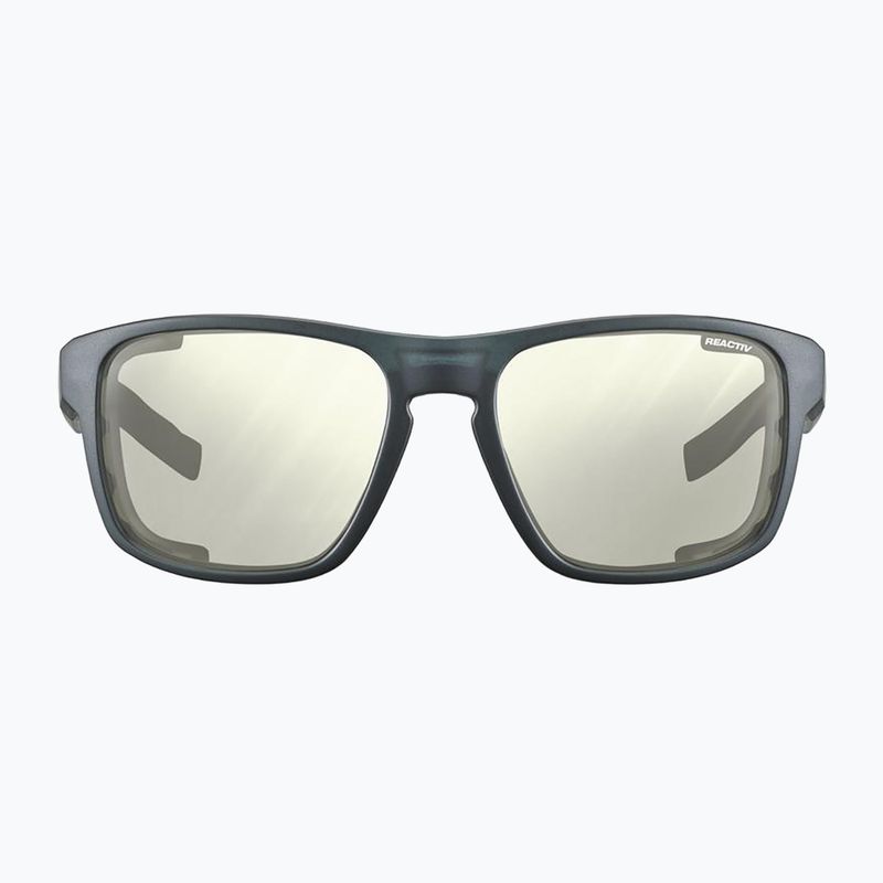 Okulary przeciwsłoneczne Julbo Shield Reactiv High Contrast translucent black/blue/white 3