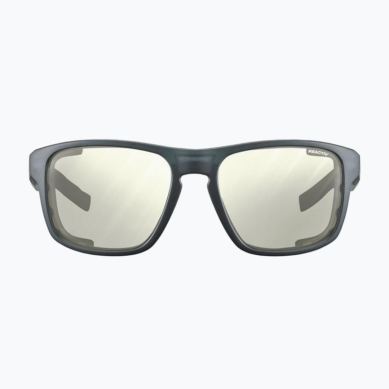Okulary przeciwsłoneczne Julbo Shield M Reactiv High Contrast translucent black/blue/white 3