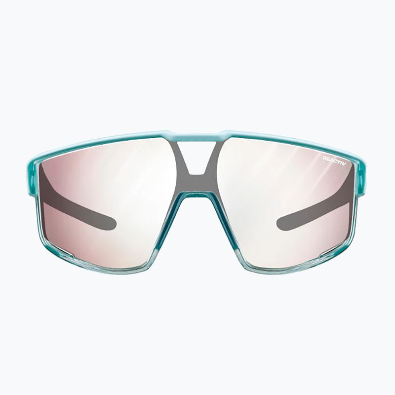 Okulary przeciwsłoneczne Julbo Fury Reactiv High Contrast shiny translucent light blue/red 3
