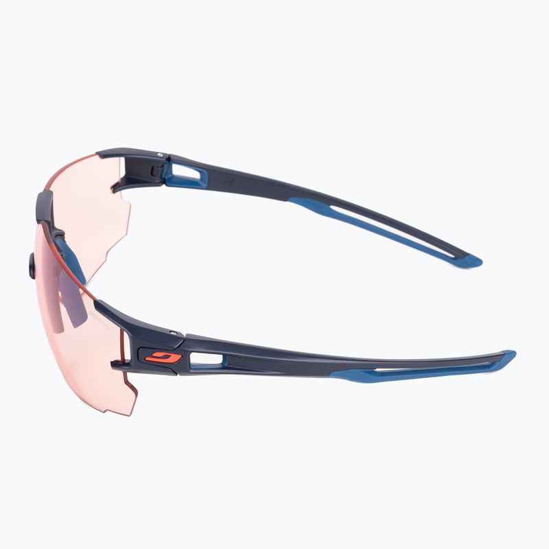 Okulary przeciwsłoneczne Julbo Aerospeed Reactiv High Contrast dark blue/dark blue/orange 4