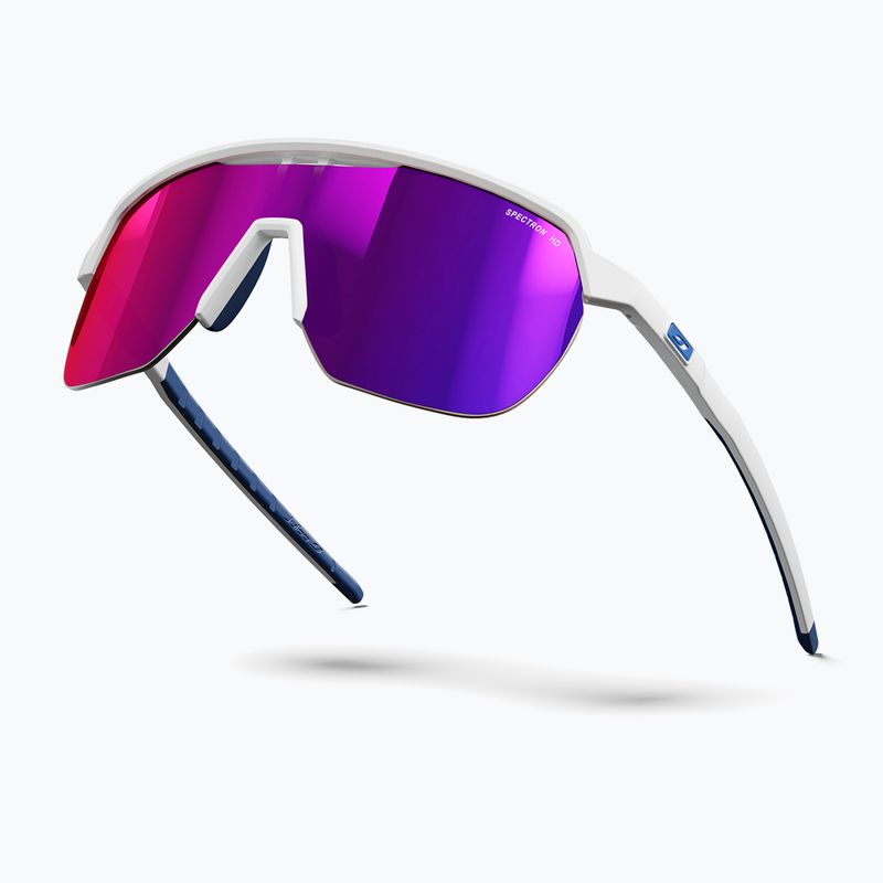 Okulary przeciwsłoneczne Julbo Frequency Spectron HD matt white/blue/multilayer violet 5