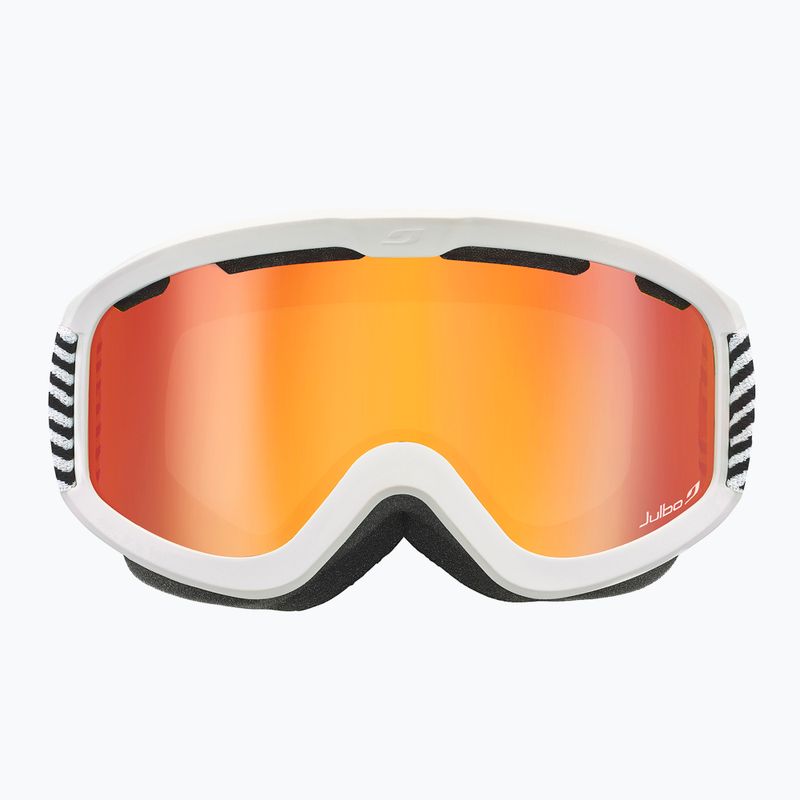 Gogle narciarskie Julbo June white/black/ goldange/flash red 2