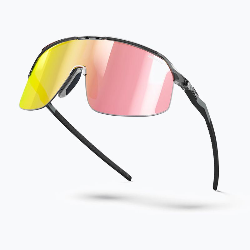 Okulary przeciwsłoneczne Julbo Density Reactiv shiny translucent black/gray/multilayer pink gold 6